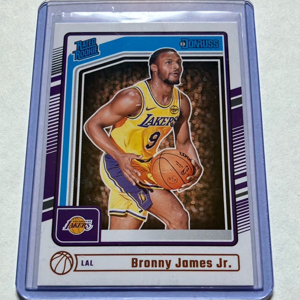2024-25 Panini DonRuss Bronny James Jr LA Lakers Rated Rookie Card Mint